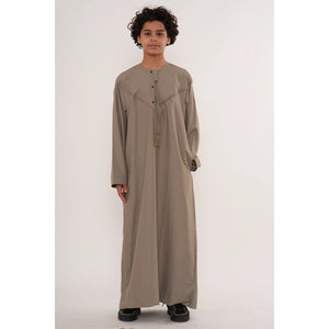 HM11 - Boy's Thobe Emirati Omani Bobble Button String Tassel-TruClothing