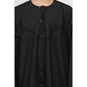 HM11 - Boy's Thobe Emirati Omani Bobble Button String Tassel-TruClothing