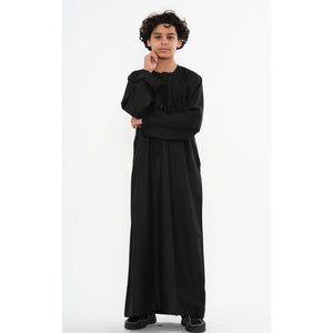 HM11 - Boy's Thobe Emirati Omani Bobble Button String Tassel-TruClothing
