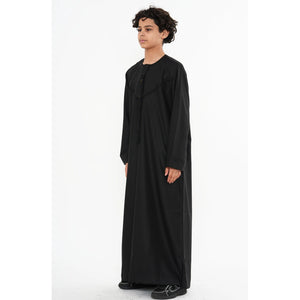 HM11 - Boy's Thobe Emirati Omani Bobble Button String Tassel-TruClothing