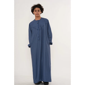 HM11 - Boy's Thobe Emirati Omani Bobble Button String Tassel-TruClothing