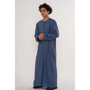 HM11 - Boy's Thobe Emirati Omani Bobble Button String Tassel-TruClothing