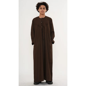HM11 - Boy's Thobe Emirati Omani Bobble Button String Tassel-TruClothing