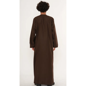 HM11 - Boy's Thobe Emirati Omani Bobble Button String Tassel-TruClothing