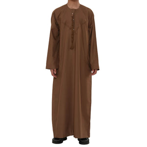 HM11 - Boy's Thobe Emirati Omani Bobble Button String Tassel-TruClothing