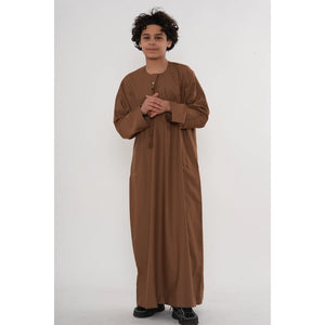 HM11 - Boy's Thobe Emirati Omani Bobble Button String Tassel-TruClothing