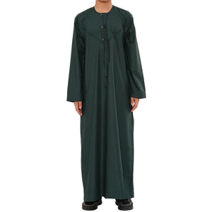 HM11 - Boy's Thobe Emirati Omani Bobble Button String Tassel-TruClothing