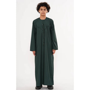 HM11 - Boy's Thobe Emirati Omani Bobble Button String Tassel-TruClothing