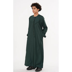 HM11 - Boy's Thobe Emirati Omani Bobble Button String Tassel-TruClothing