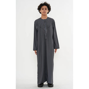 HM11 - Boy's Thobe Emirati Omani Bobble Button String Tassel-TruClothing