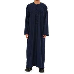 HM11 - Boy's Thobe Emirati Omani Bobble Button String Tassel-TruClothing