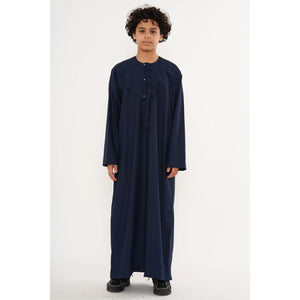 HM11 - Boy's Thobe Emirati Omani Bobble Button String Tassel-TruClothing