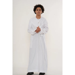 HM11 - Boy's Thobe Emirati Omani Bobble Button String Tassel-TruClothing