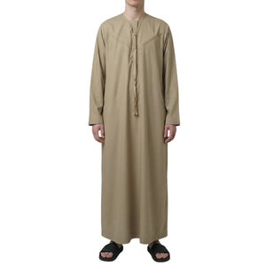 HM11 - Men's Emirati Omani Bobble Button Thobe-TruClothing