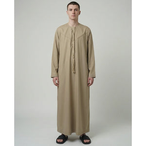 HM11 - Men's Emirati Omani Bobble Button Thobe-TruClothing