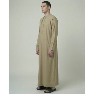 HM11 - Men's Emirati Omani Bobble Button Thobe-TruClothing