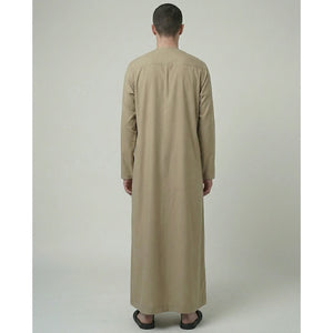 HM11 - Men's Emirati Omani Bobble Button Thobe-TruClothing