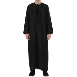 HM11 - Men's Emirati Omani Bobble Button Thobe-TruClothing