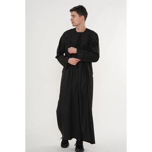 HM11 - Men's Emirati Omani Bobble Button Thobe-TruClothing