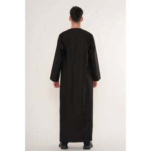 HM11 - Men's Emirati Omani Bobble Button Thobe-TruClothing