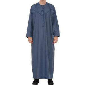 HM11 - Men's Emirati Omani Bobble Button Thobe-TruClothing