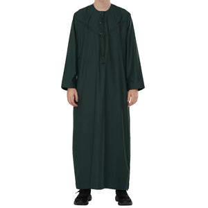 HM11 - Men's Emirati Omani Bobble Button Thobe-TruClothing