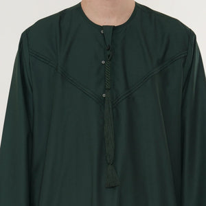 HM11 - Men's Emirati Omani Bobble Button Thobe-TruClothing