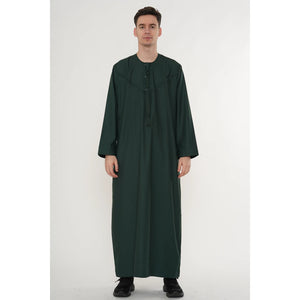 HM11 - Men's Emirati Omani Bobble Button Thobe-TruClothing