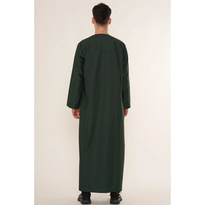 HM11 - Men's Emirati Omani Bobble Button Thobe-TruClothing