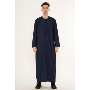HM11 - Men's Emirati Omani Bobble Button Thobe-TruClothing