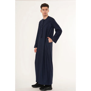 HM11 - Men's Emirati Omani Bobble Button Thobe-TruClothing