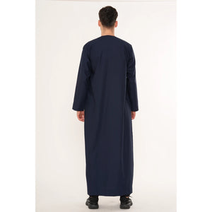 HM11 - Men's Emirati Omani Bobble Button Thobe-TruClothing