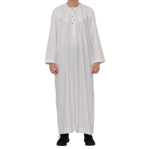 HM11 - Men's Emirati Omani Bobble Button Thobe-TruClothing
