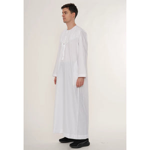 HM11 - Men's Emirati Omani Bobble Button Thobe-TruClothing