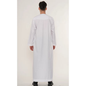 HM11 - Men's Emirati Omani Bobble Button Thobe-TruClothing