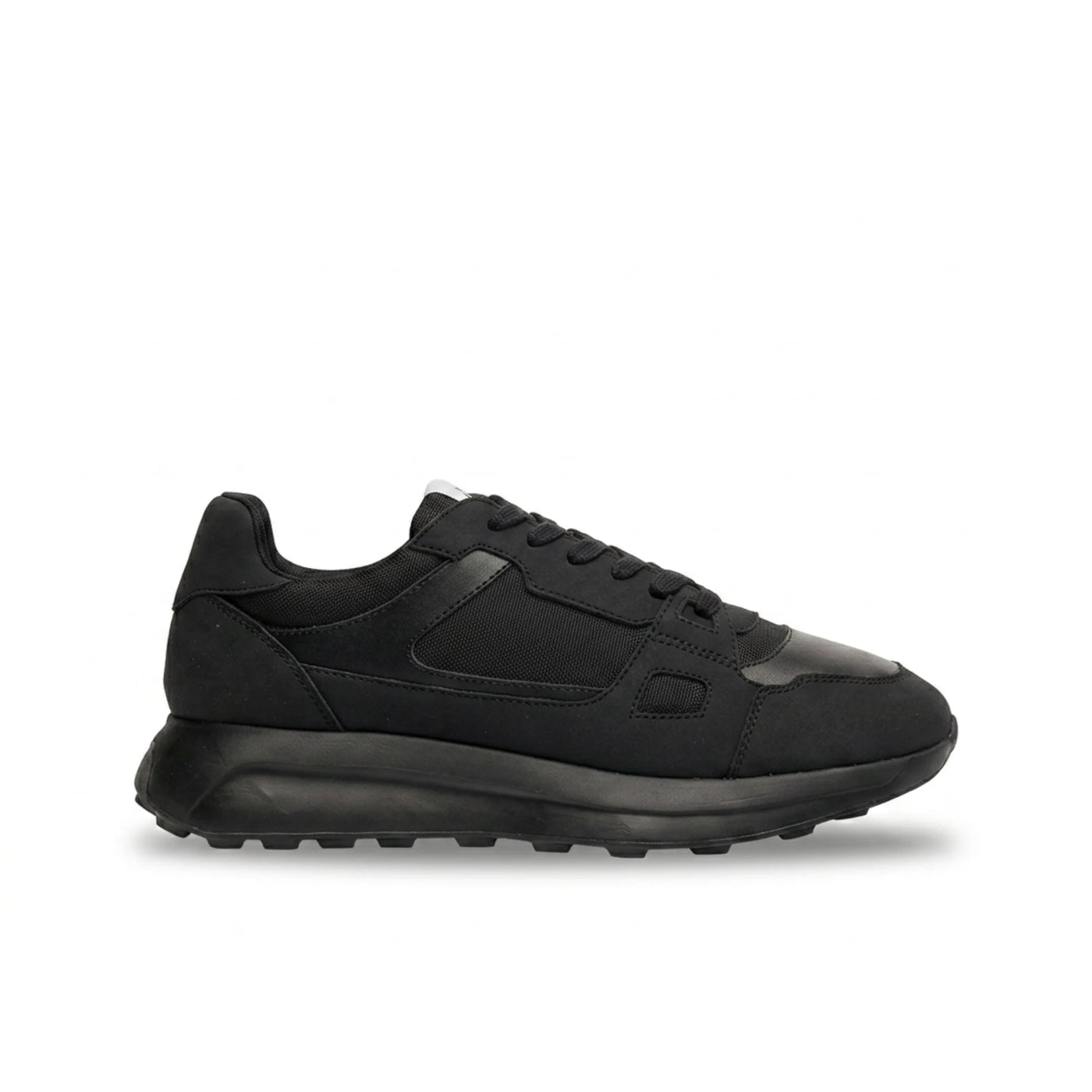 Albany - Men's Black Breathable Mesh Casual Sneakers
