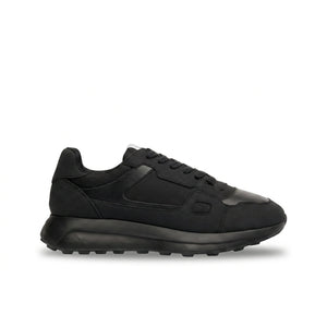 Albany - Men's Black Breathable Mesh Casual Sneakers