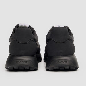 Albany - Men's Black Breathable Mesh Casual Sneakers