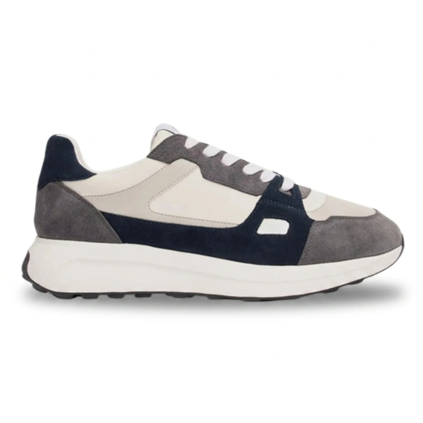 Albany - Men's Grey Breathable Mesh Casual Sneakers