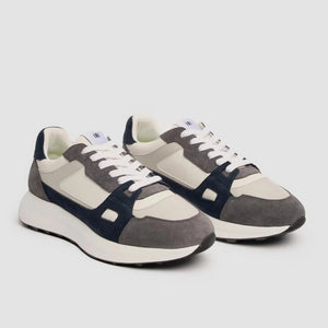 Albany - Men's Grey Breathable Mesh Casual Sneakers