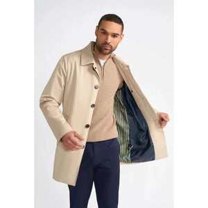 Barracuda - Men's Lightweight Classic Trench Coat-TruClothing