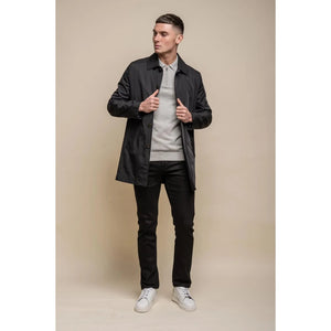 Barracuda - Men's Lightweight Classic Trench Coat-TruClothing