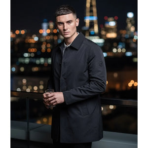 Barracuda - Men's Lightweight Classic Trench Coat-TruClothing