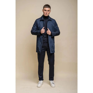 Barracuda - Men's Lightweight Classic Trench Coat-TruClothing