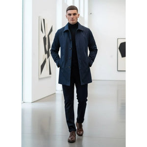 Barracuda - Men's Lightweight Classic Trench Coat-TruClothing