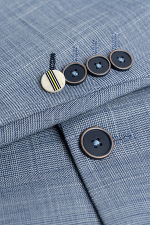 Camden - Men's Blue Check Blazer
