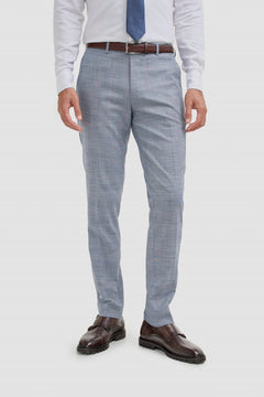 Camden - Men's Blue Check Trousers