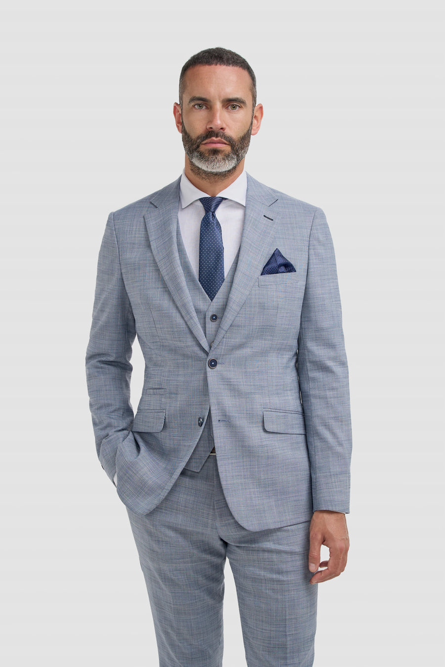 Camden - Men's Blue Check Blazer