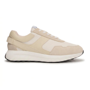 Canbera - Men's White Lightweight Suede Sneakers