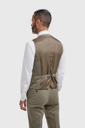 Donatella - Men's Sage Green 3 Piece Tailored Fit Suit
